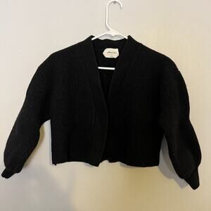 Wilfred Black Cardigan Sweater